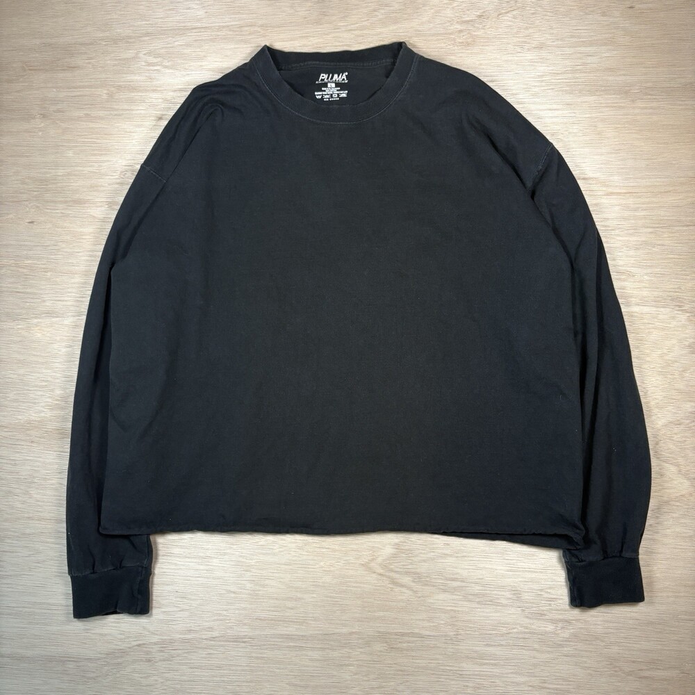 PUMA Heavyweight Long Sleeve Men's Large Black